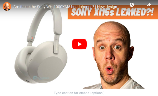 Are these the Sony WH-1000XM5 headphones? | New design LEAKED! | Mark Ellis Reviews